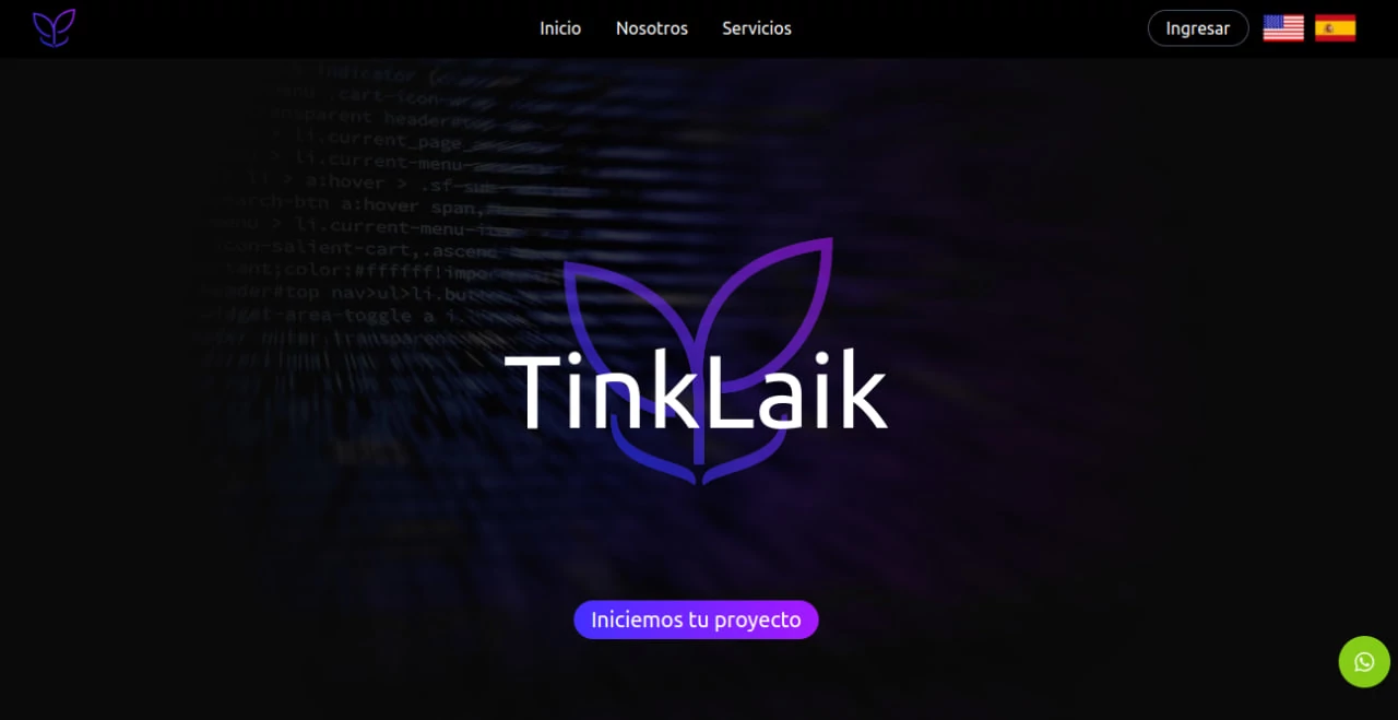 página de TinkLaik